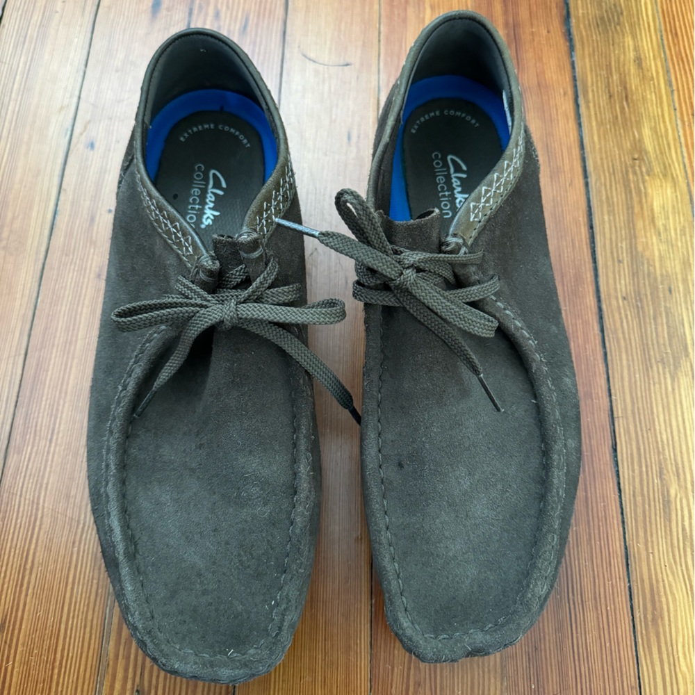 Clark’s Lace-up Moccasin Loafers in Brown / Gray - Picture 7 of 7